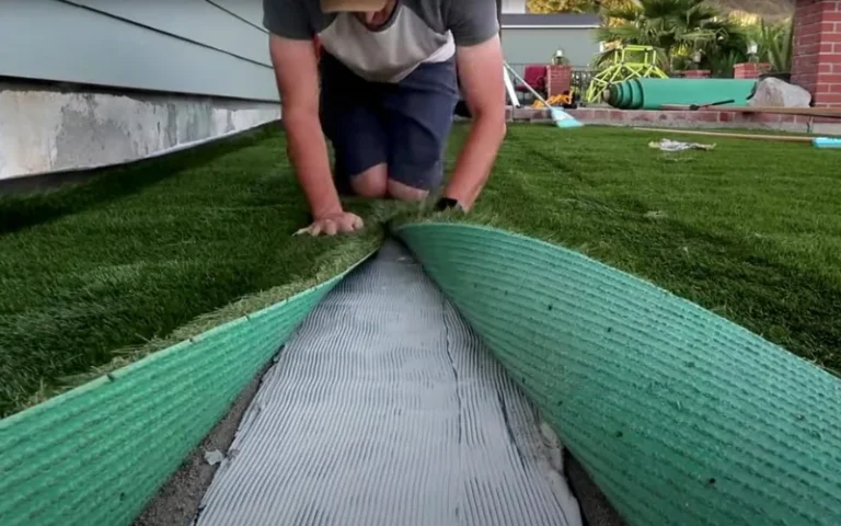 outdoor Artificial grass installation