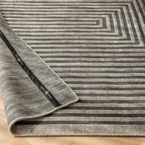 3d lines patterned rug texture