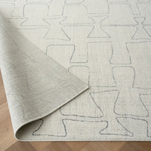 Abstract Bows Rectangles Sketched Rugs