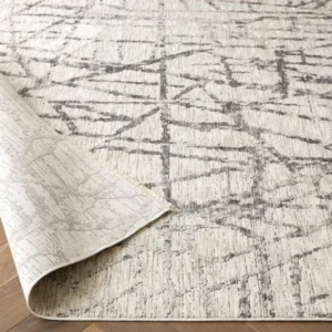 Abstract Line Patterned Runner Rug - Image 2