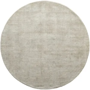 All Textured Grid Pattern Round Rug image 2