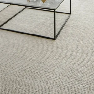All Textured Grid Pattern Round Rug image 3