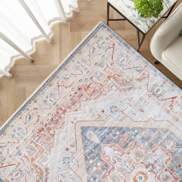 Vintage-style rug with Turkish patterns