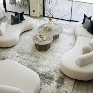 Artistic Faded Abstract Rug
