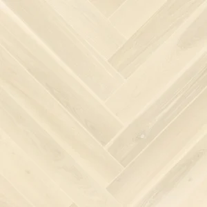 Frosted Ash Herringbone Wood Floor