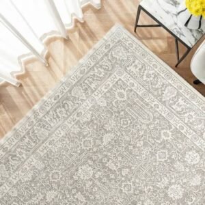 Beige Faded Traditional Rug