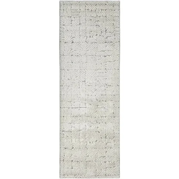 Beige Fuzzy Runner Rugs image 2