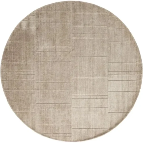 Beige Geometric Round Rugs - Image 3