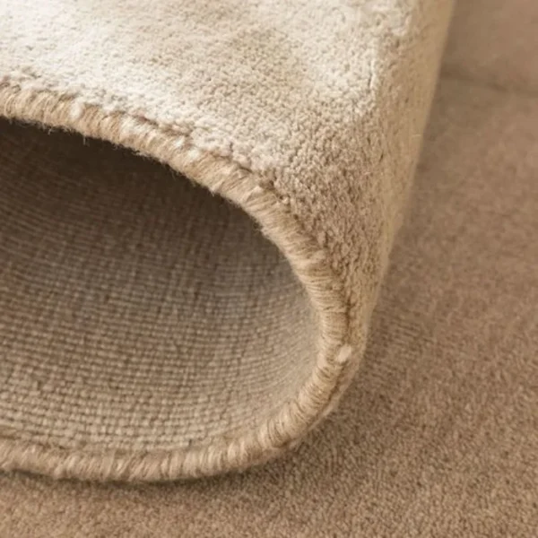 Beige Shaded Ombré Designed Round Rugs image 2