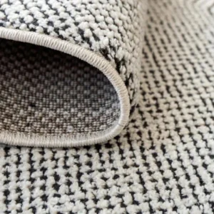 Black And White Patchwork Runner Rugs image 4