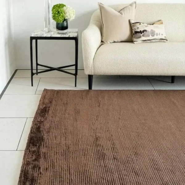 Brown Striped Rug - Image 2