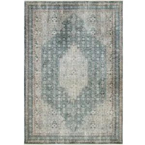 Central medallion area rug pattern