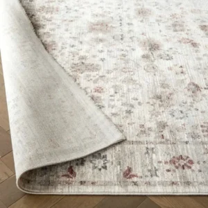Rug with a large central medallion design