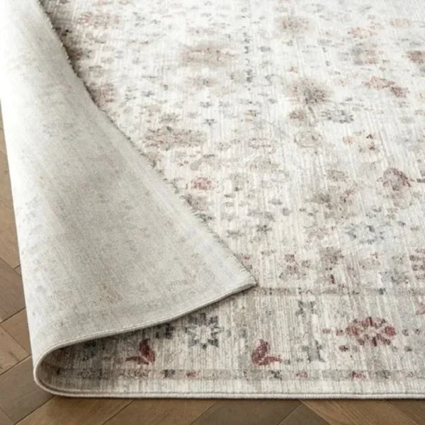 Rug with a large central medallion design