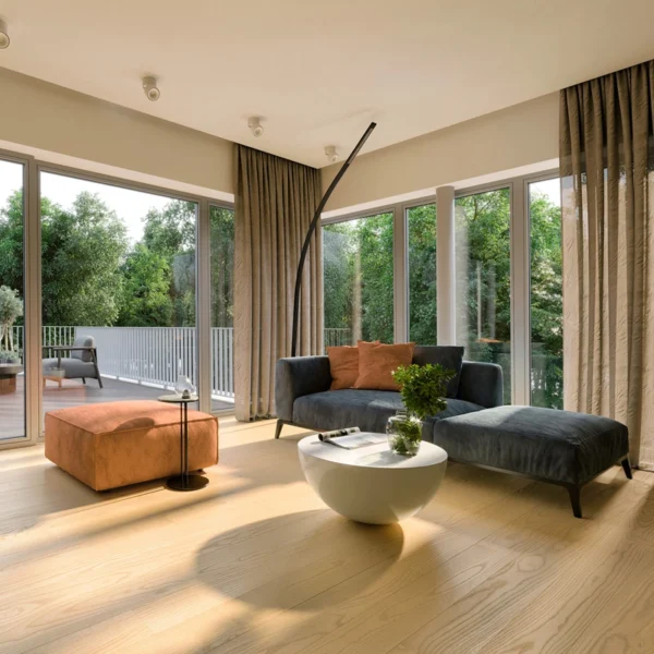 Smooth Ash Champagne Flooring Finish