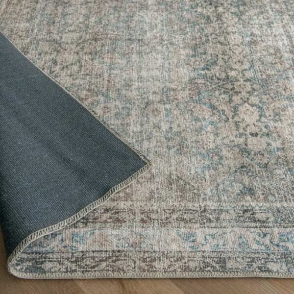 Ornate rug with elegant border design