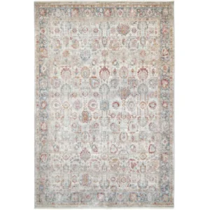 Close-up of distressed boho pattern