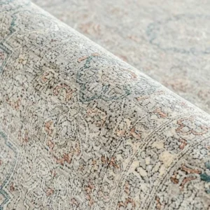 Repeating traditional carpet closeup