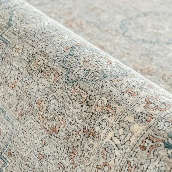 Repeating traditional carpet closeup