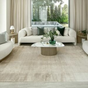 Rug with Mesh and Border