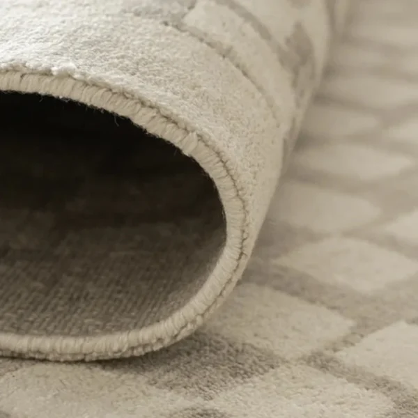 Contemporary Pattern of Small Squares Modern Rug