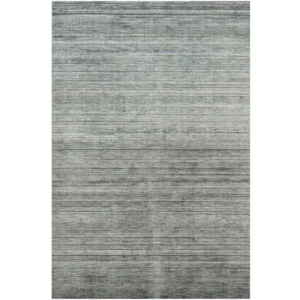 Narrow striped rug in textured finish