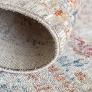 Boho rug in cozy bedroom