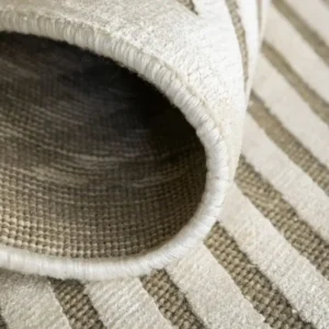 Curves and Straight Lines Patterned Rug image 1
