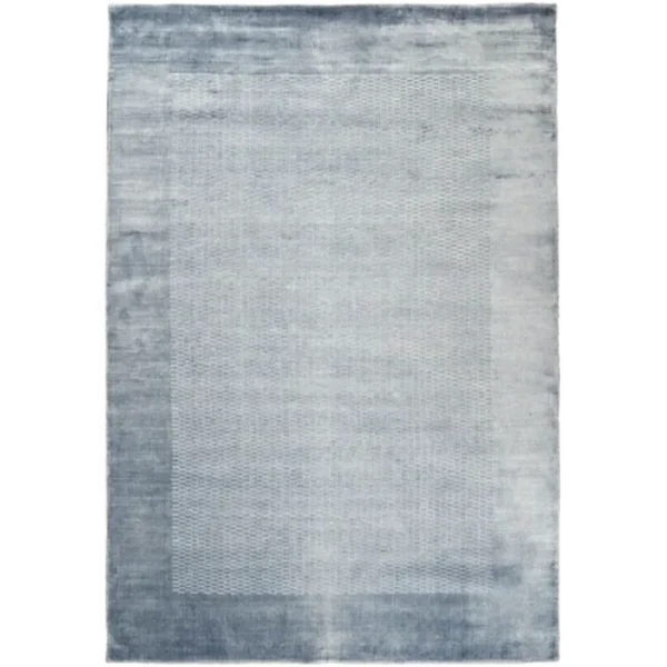 Ice Blue Modern Rug for Bedroom Decor