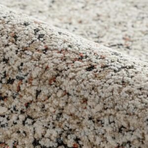 Ornate faded traditional pattern rug