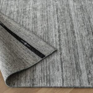 Rug with heavy textured surface pattern