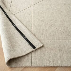 Diamond pattern modern rug