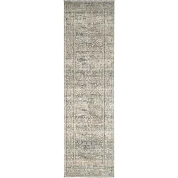 Distressed Rustic and Grey Runner Rugs image 2