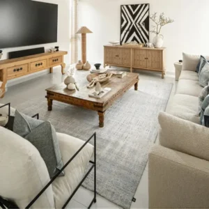 Durable soft rectangle rug