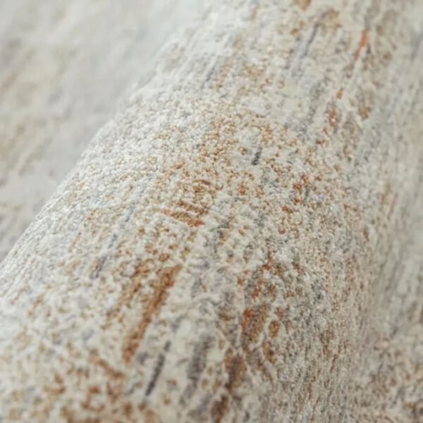 Medallion patterned faded rug