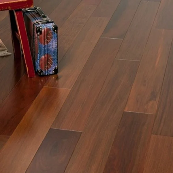 Walnut Wooden Surface Close Detail
