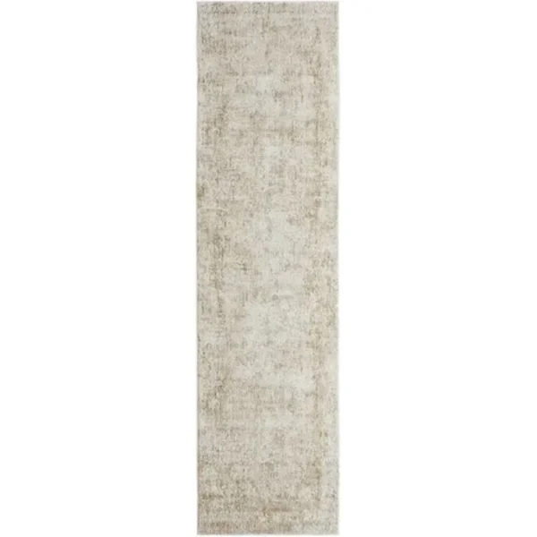 Faded Abstract Patterned Runner Rugs image 2