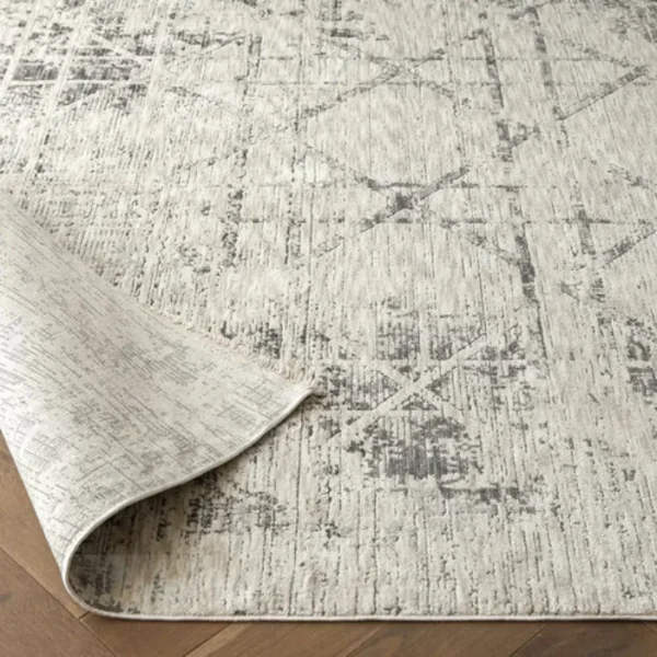 Faded Criss-Cross Patterned Rug design