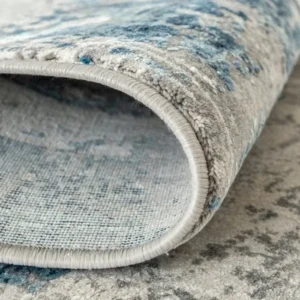 Artistic blur rug for interiors