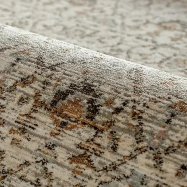 Faded Traditional Diamond Pattern Rugs image 4