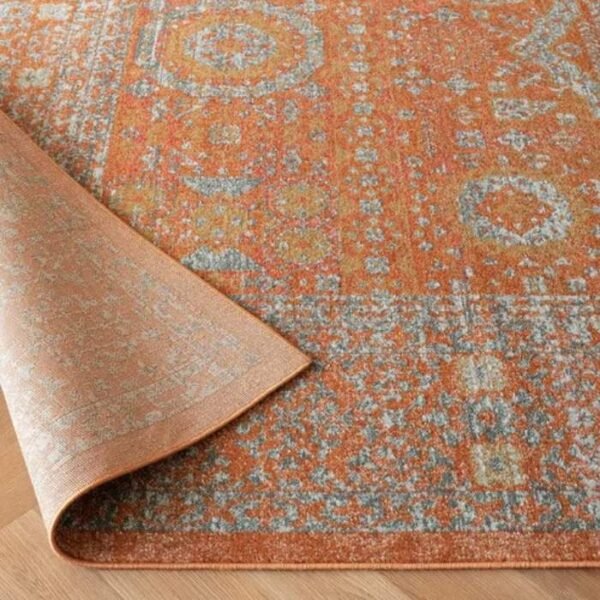 Faded Traditional Medallion Runner Rugs - Image 3