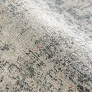 Faded traditional pattern in cream & grey base Rug - Image 5