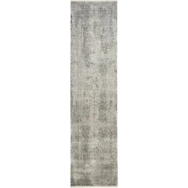 Faded Traditional Patterned Blue Runner Rug image 2Faded Traditional Patterned Blue Runner Rug image 2