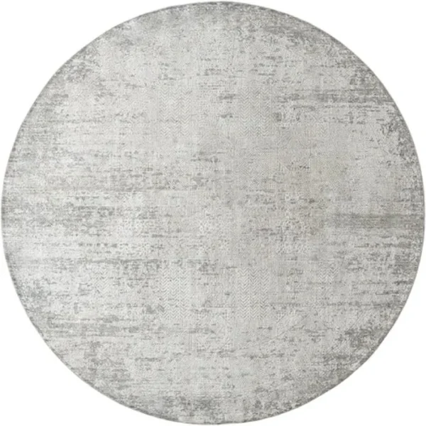 Faded Traditional Patterned Round Rugs image 3