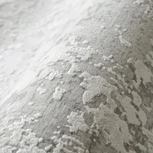 Folded abstract grey carpet