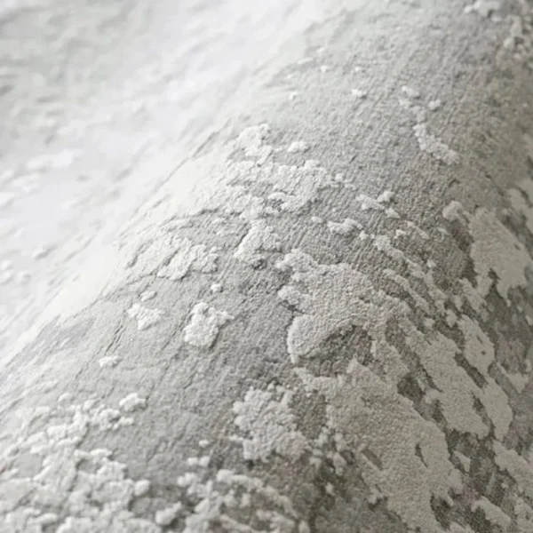 Folded abstract grey carpet