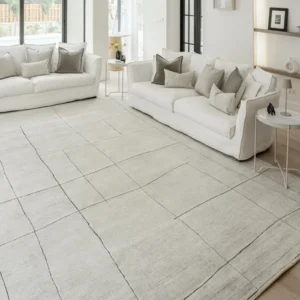 Full layout of Irregular Line-drawn Patterned Rug