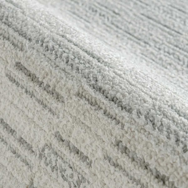 Rug laid flat on wooden floor