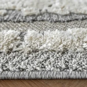 Geometric Patterned Border Runner Rugs image 4