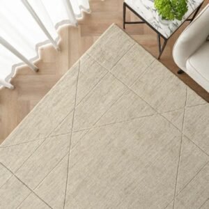 Squares and diamonds rug